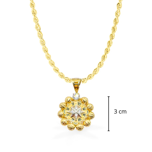 Collana con Rosa dei Venti in Oro18kt - 2025