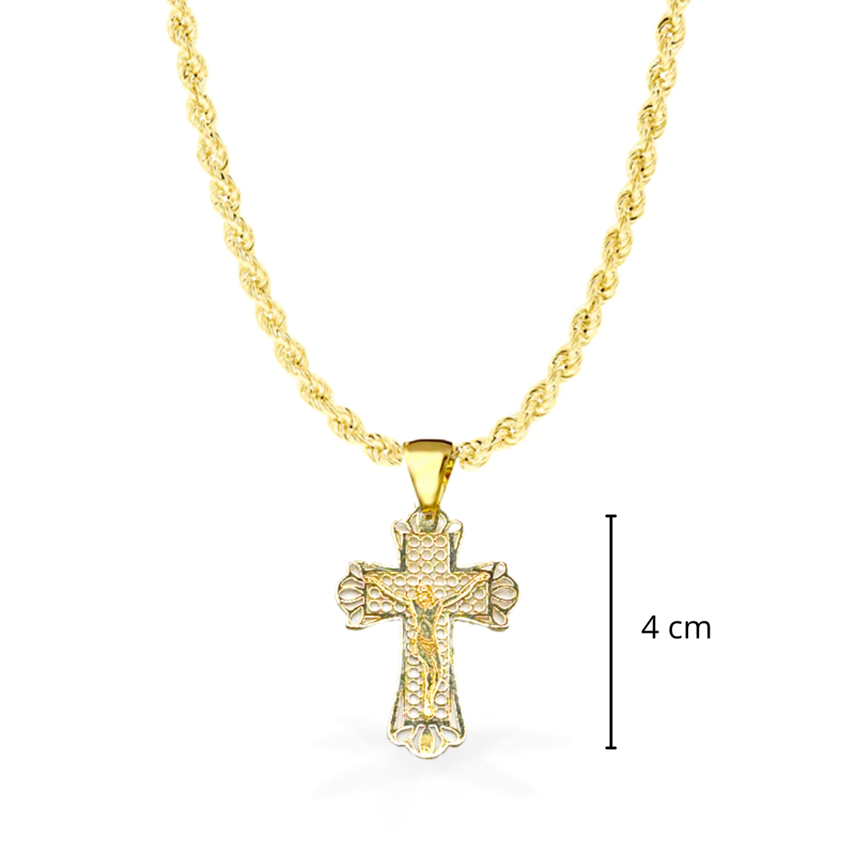 Collana con Croce Moderna stilizzata in Oro18kt - 2025
