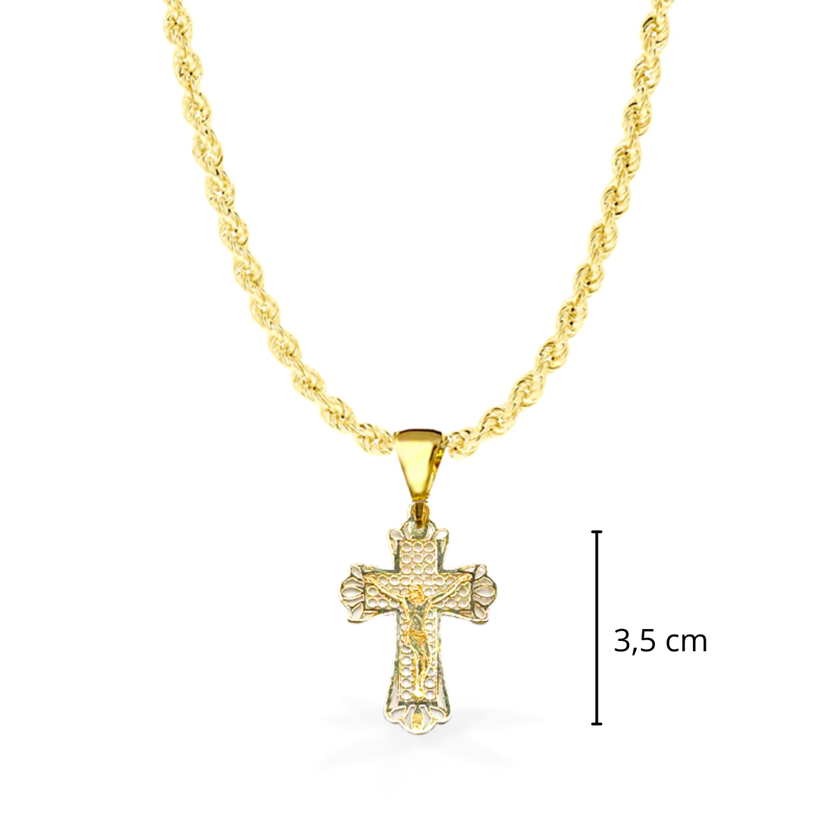 Collana con Croce Moderna stilizzata in Oro18kt - 2025