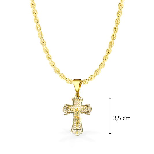 Collana con Croce Moderna stilizzata in Oro18kt - 2025