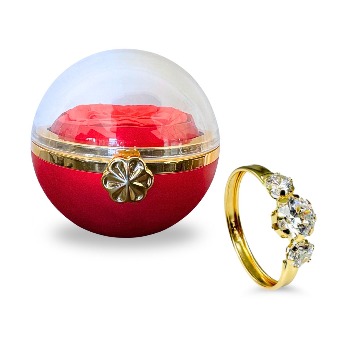 Box SFERA + Anello TRIADE in Oro18kt