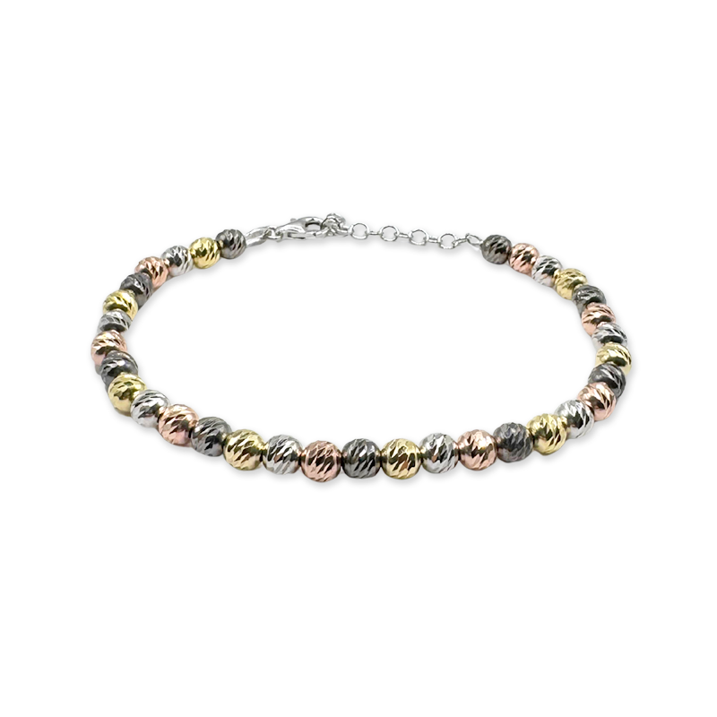 Bracciale milleluci in Argento 925 - Colore Multicolor - d 0,5