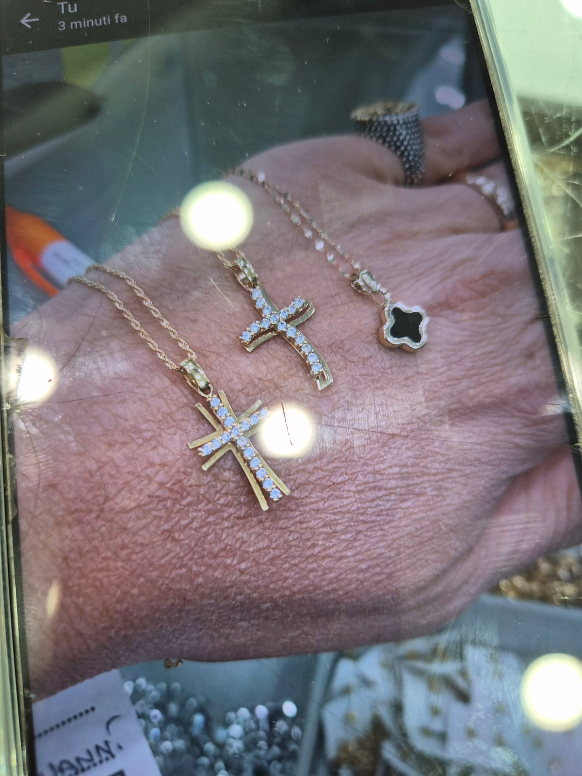 3 collane oro18kt