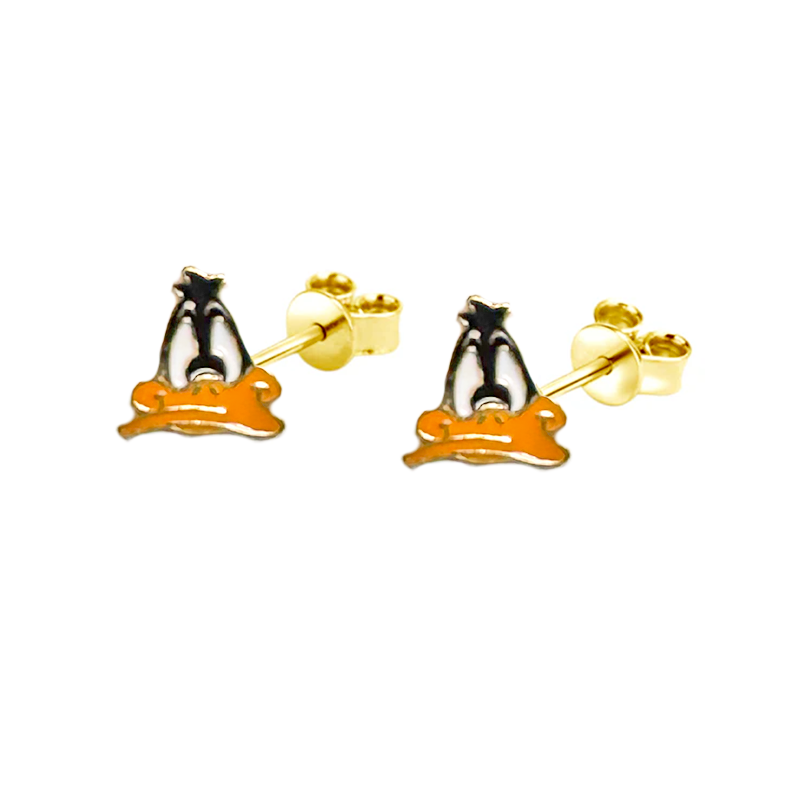 Orecchini "Duck" in Oro18kt