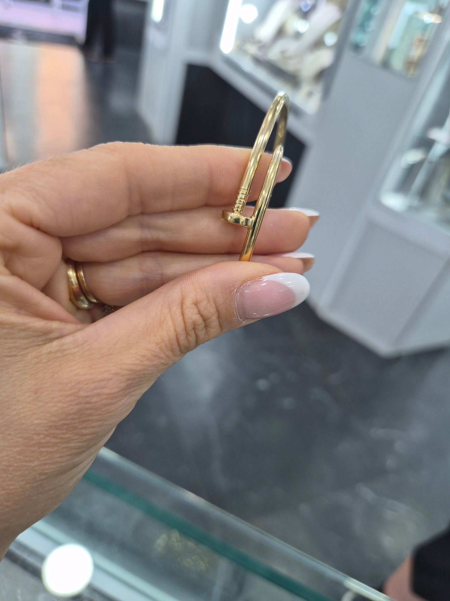 Bracciale chiodo oro18kt