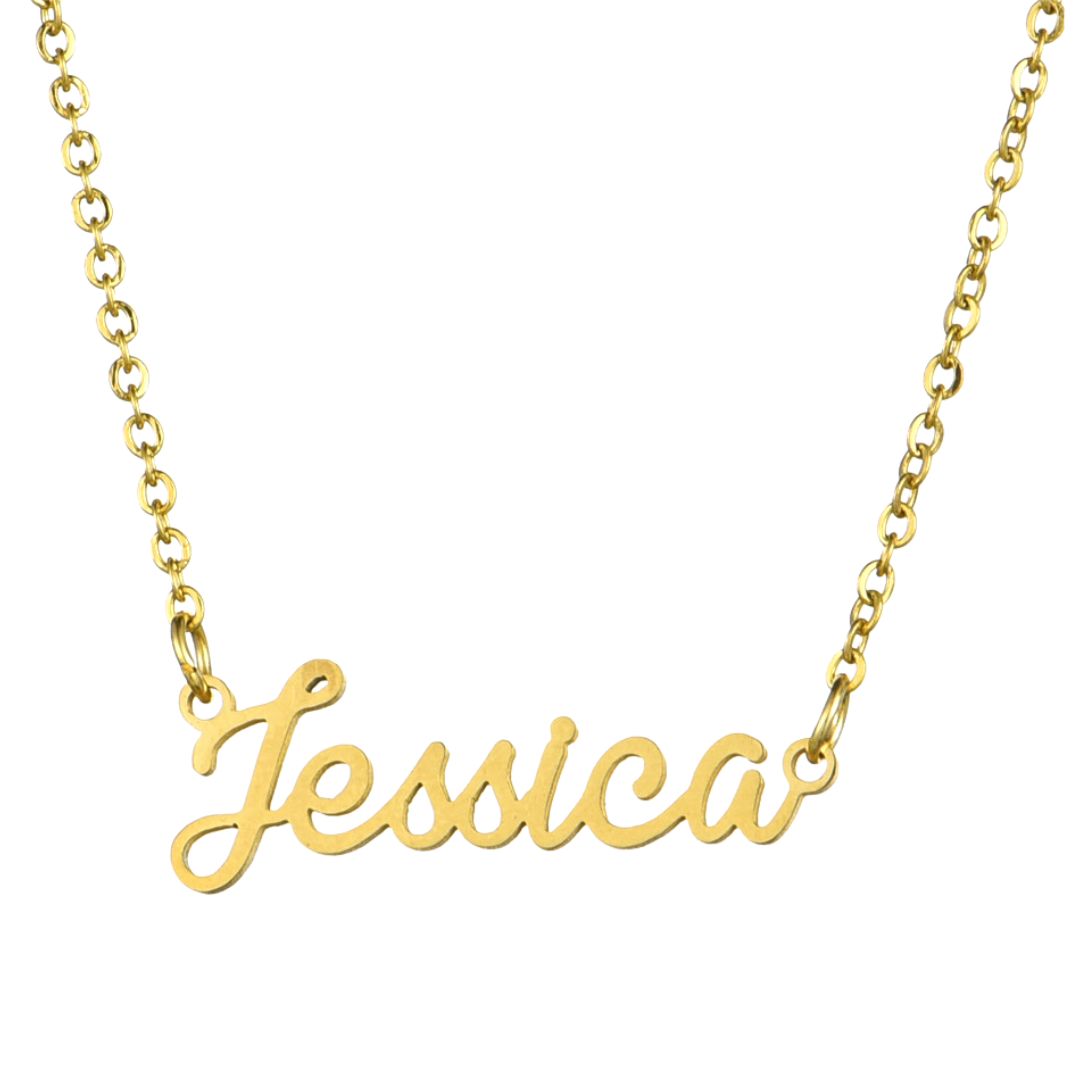 Collane Con Nome Personalizzato Per Le Donne Personalizzate Placcato - Foto 1
