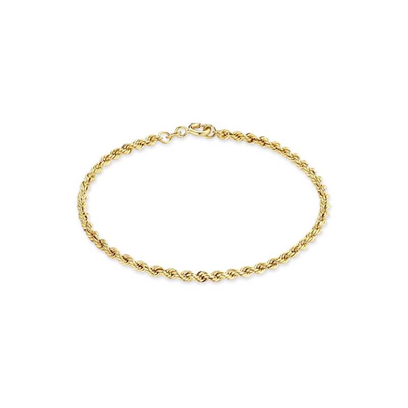 Bracciale Fune in Oro18kt - Oro Giallo