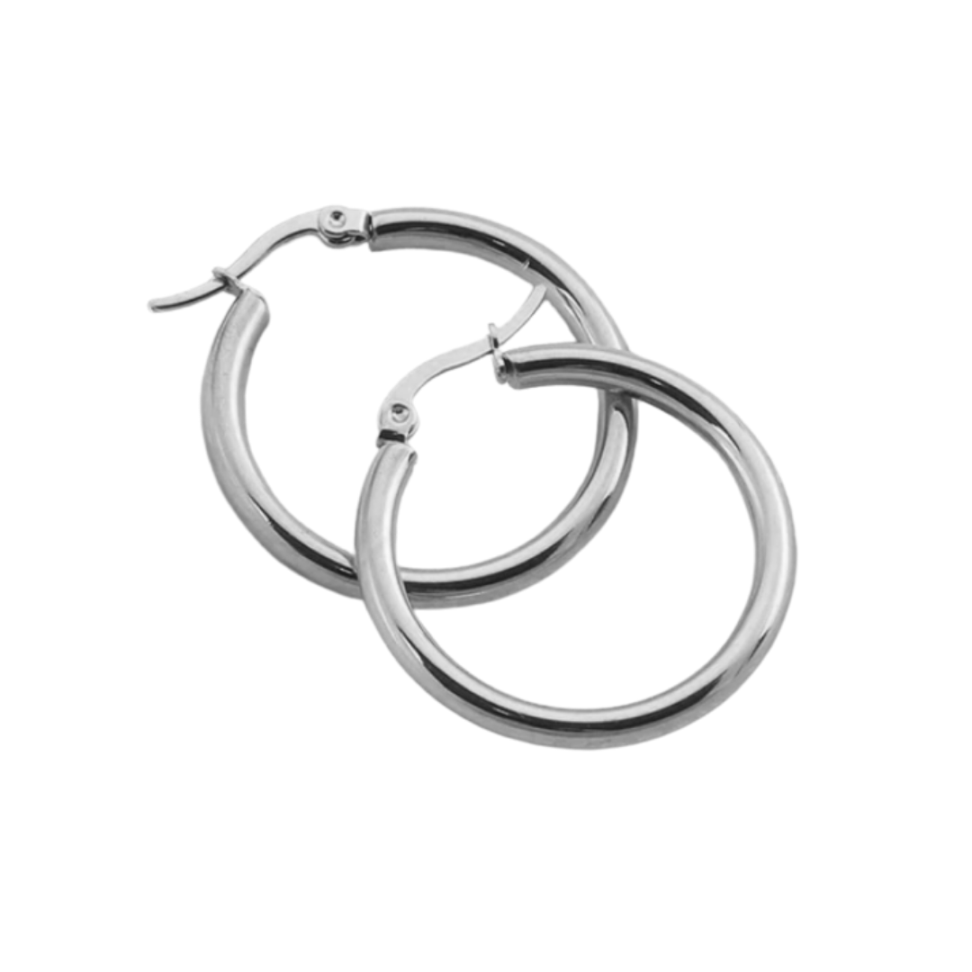 Cerchi in Oro18kt Linea Morbida - Oro Bianco