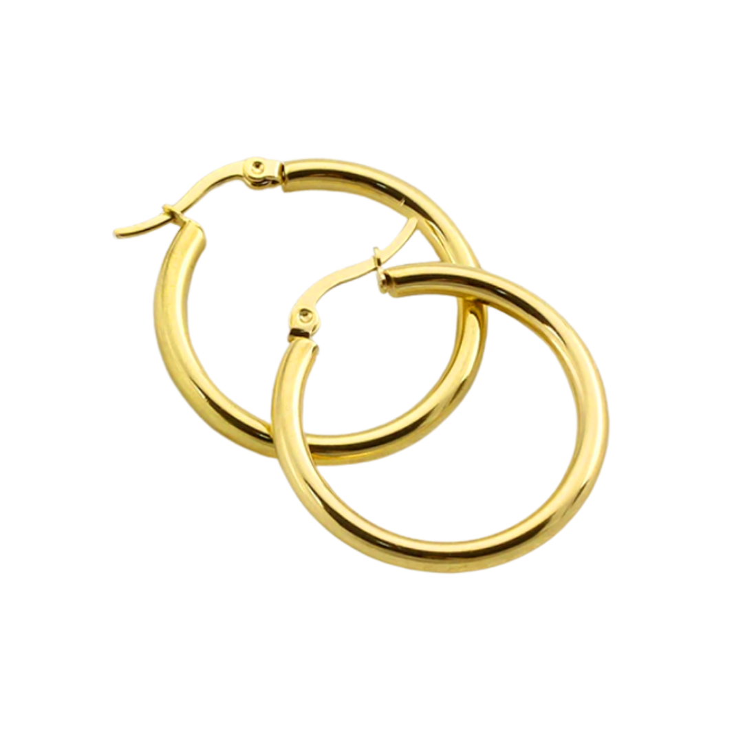 Cerchi in Oro18kt Linea Morbida - Oro Giallo