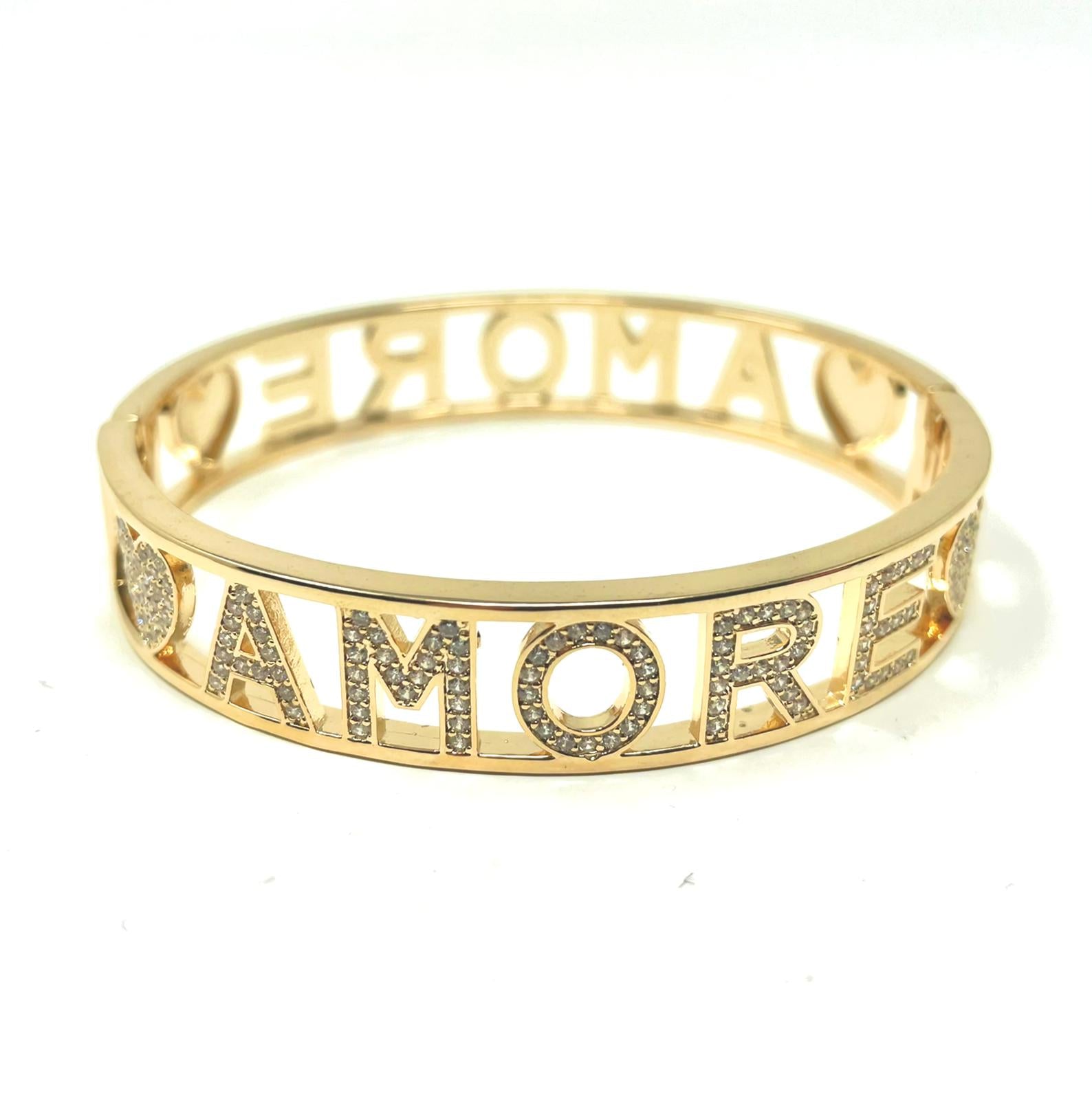 Bracciale AMORE Colore Oro – Gioielleria Esposito Marano