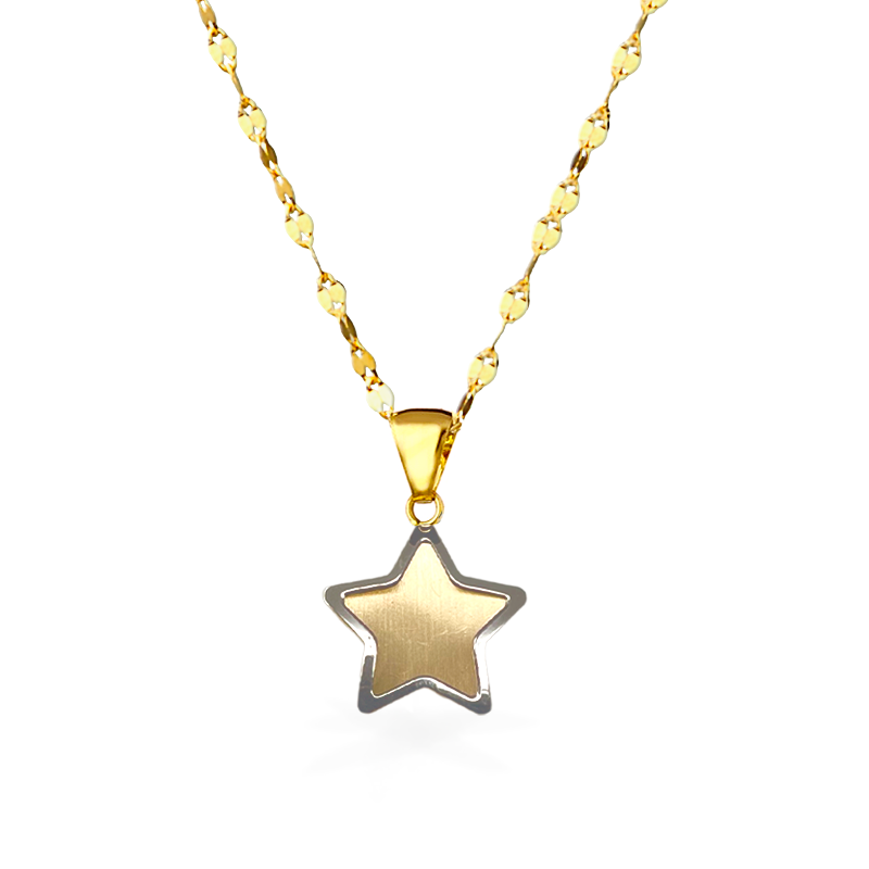 Collana in Oro con Stella - Oro18kt