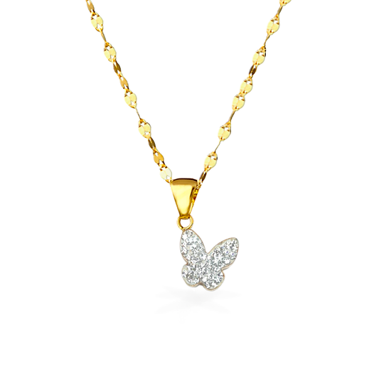 Collana in Oro - Farfalla - Oro18kt