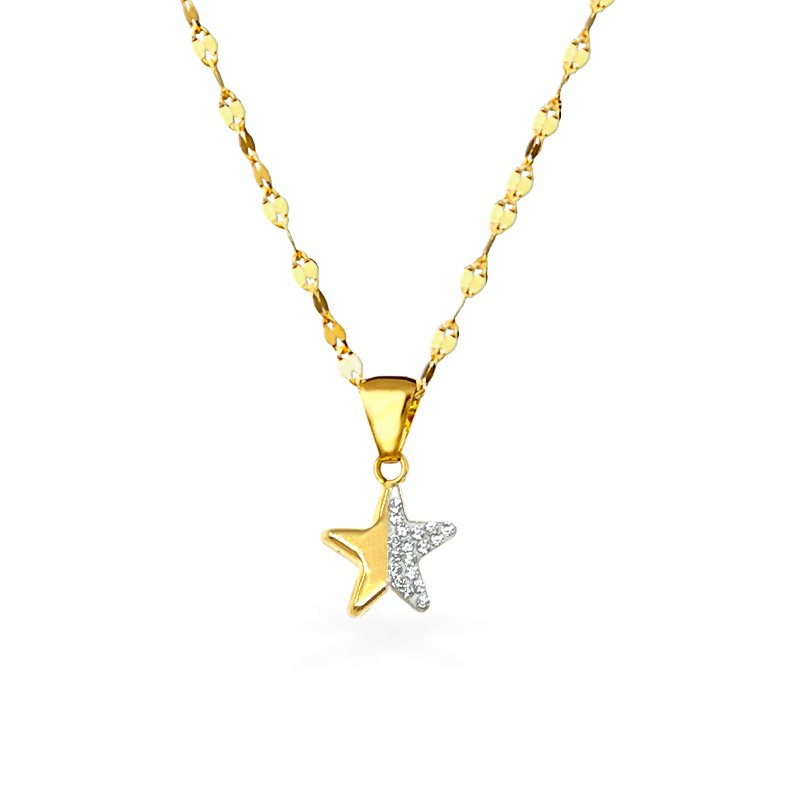 Collana in Oro modello Stella - Oro18kt