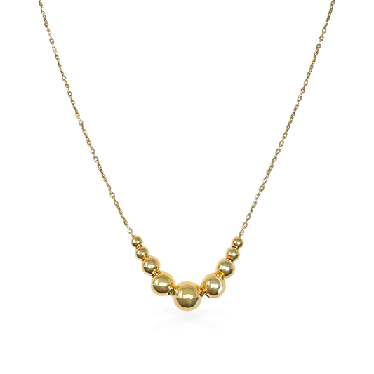 Collana in Oro con Sfere Oro - Oro18kt