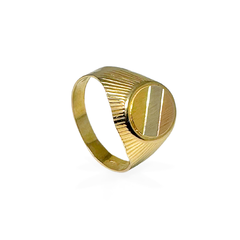 Anello da uomo in Oro - CIRCLE - Oro18kt