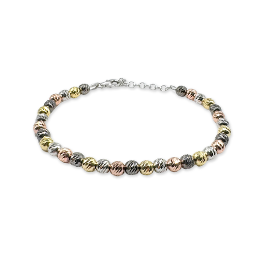 Bracciale milleluci in Argento 925 - Colore Multicolor - d 0,5