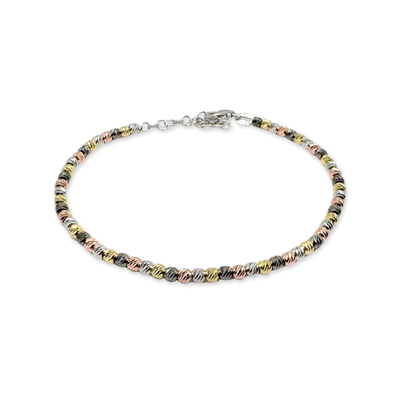 Bracciale milleluci in Argento 925 - Colore Multicolor II - d 0,2