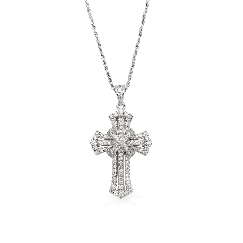 Collana con Croce Moderna - Argento925