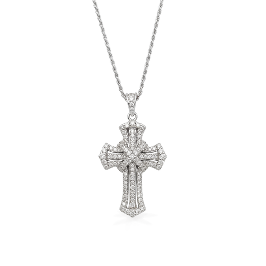Collana con Croce Moderna - Argento925