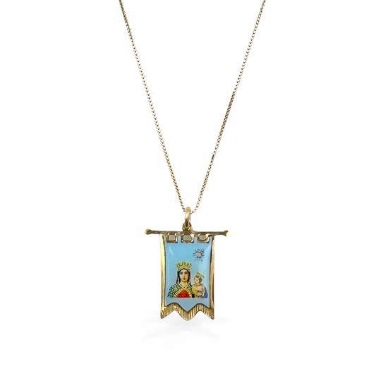 Collana Bandiera - Argento925 - Colore Oro