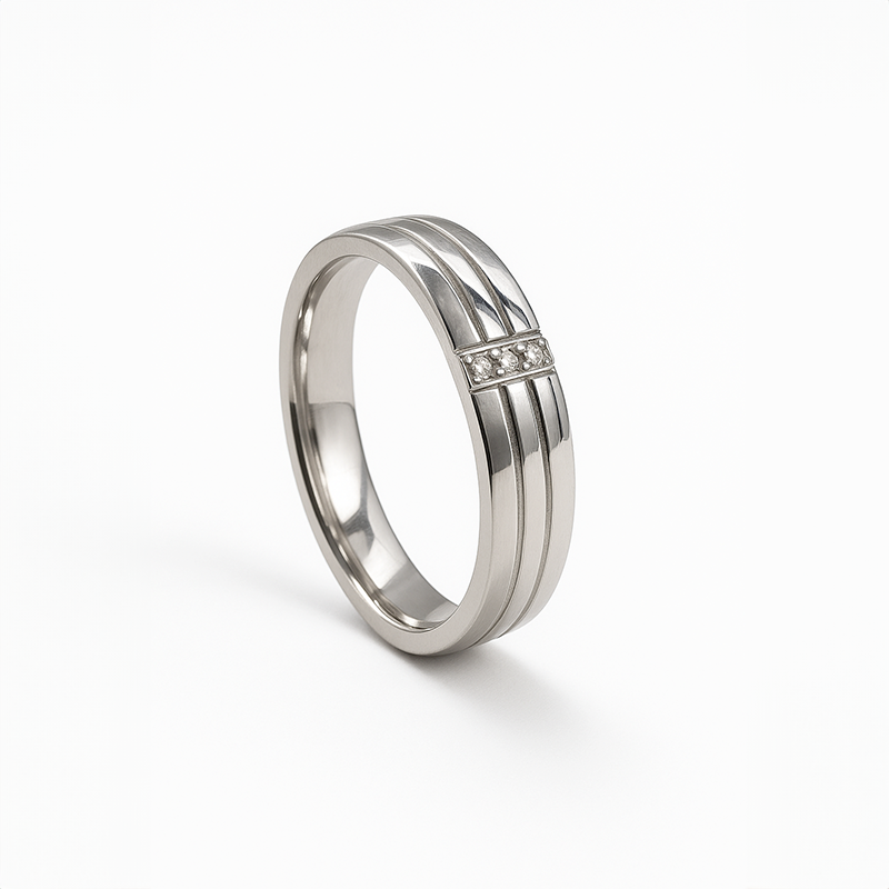 Anello Fedina zirconata in Argento925