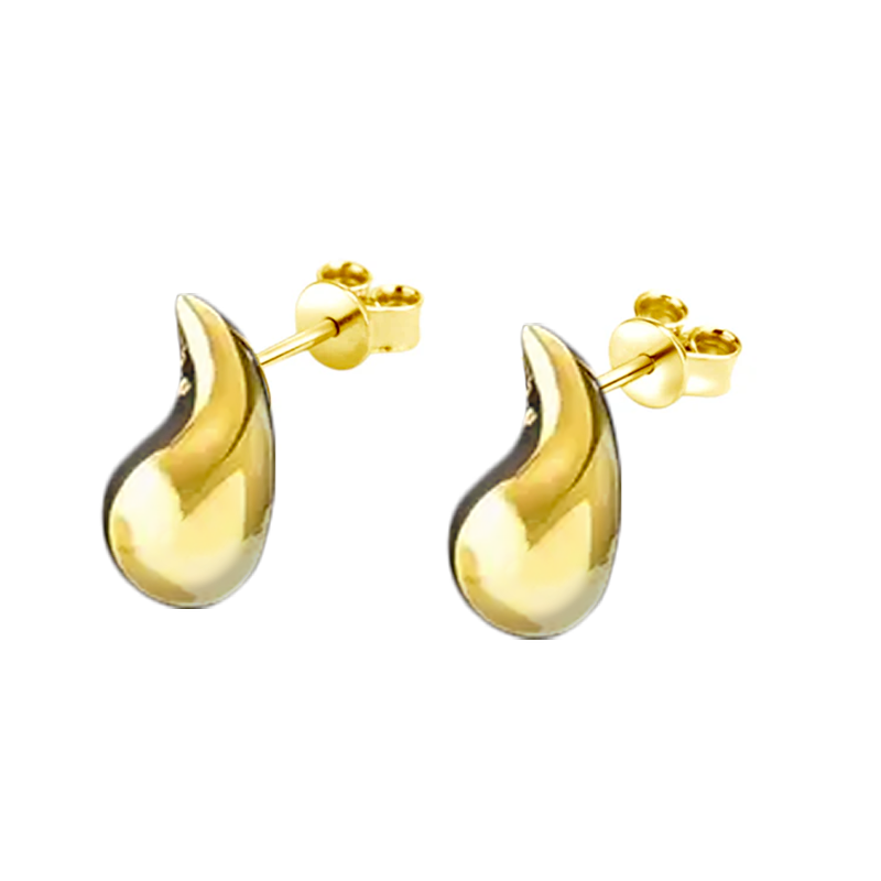 Orecchini in Oro con Goccia - Oro18kt