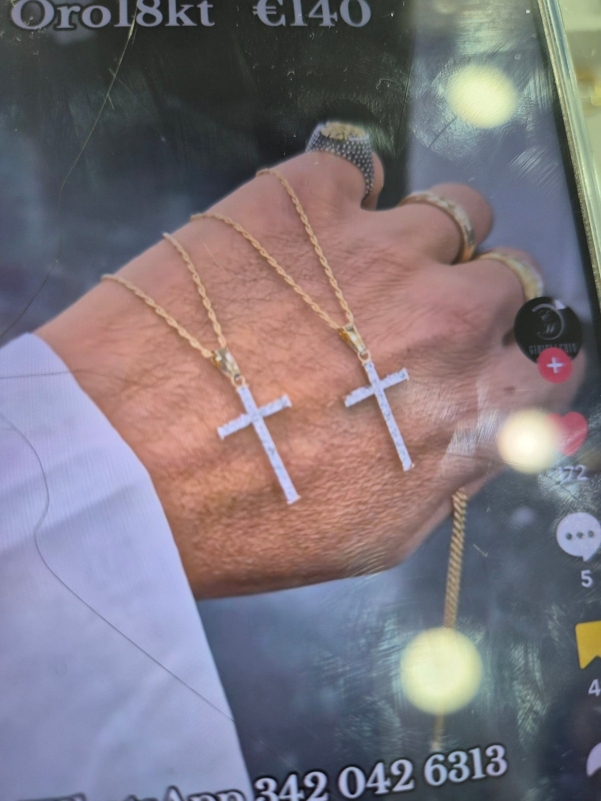 Collana oro18kt