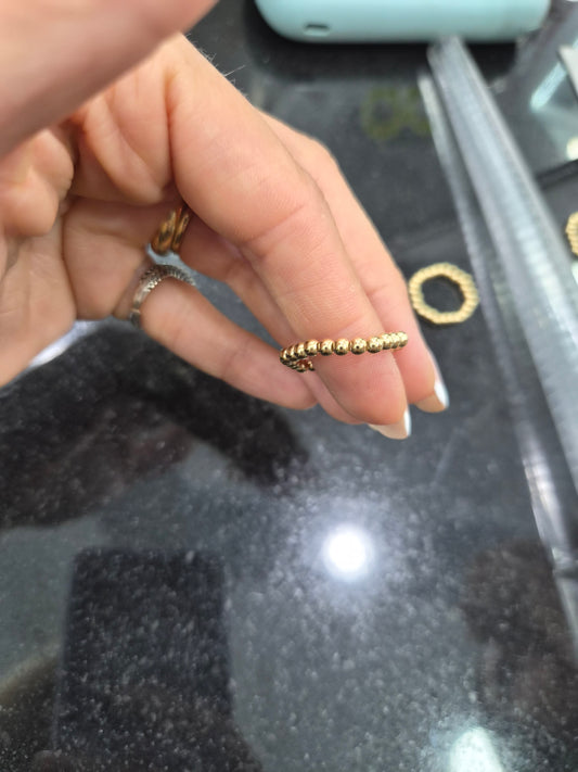 Anello sfera oro18kt