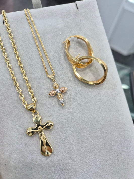 Acquisto 2 collane oro18kt e orecchini oro18kt