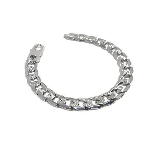 Bracciale Groumette con inserti particolari - Colore Silver