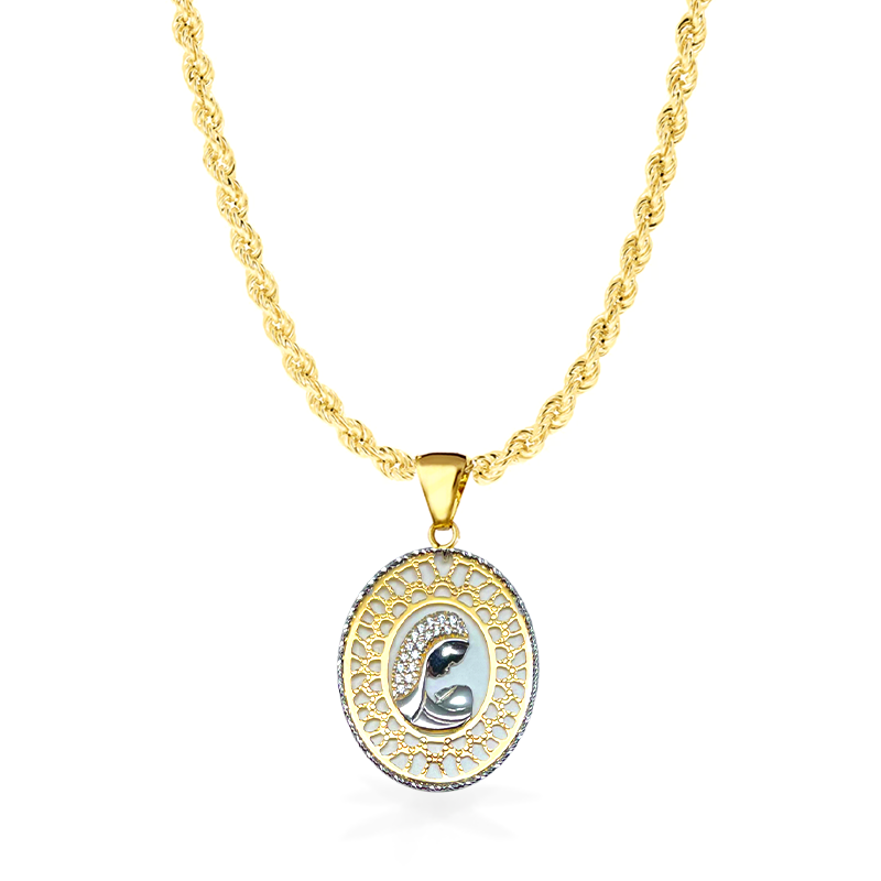 Collana Laser in Oro Giallo - Oro18kt