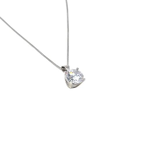 Collana AMAMI con Punto Luce brillante in Argento 925