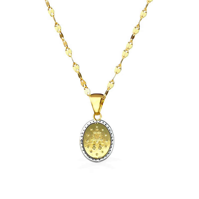 Collana in Oro Giallo e punti luce - Oro18kt