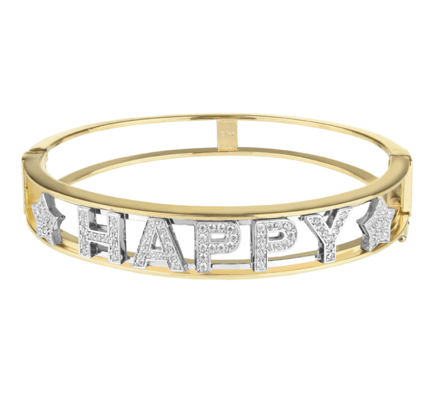 Bracciale Personalizzato in Argento925 e Zirconi - Colore Oro