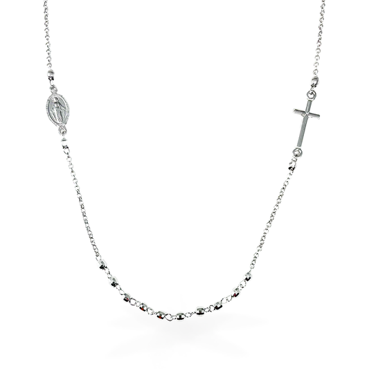 Collana Rosario in Argento925