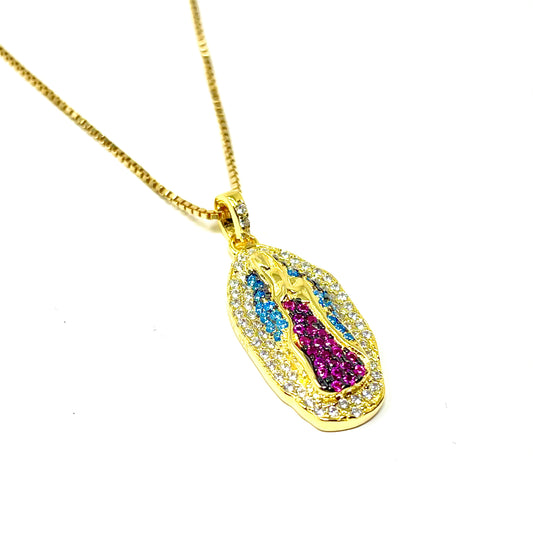 Collana "Guadalupe" in Argento925 - Colore Oro