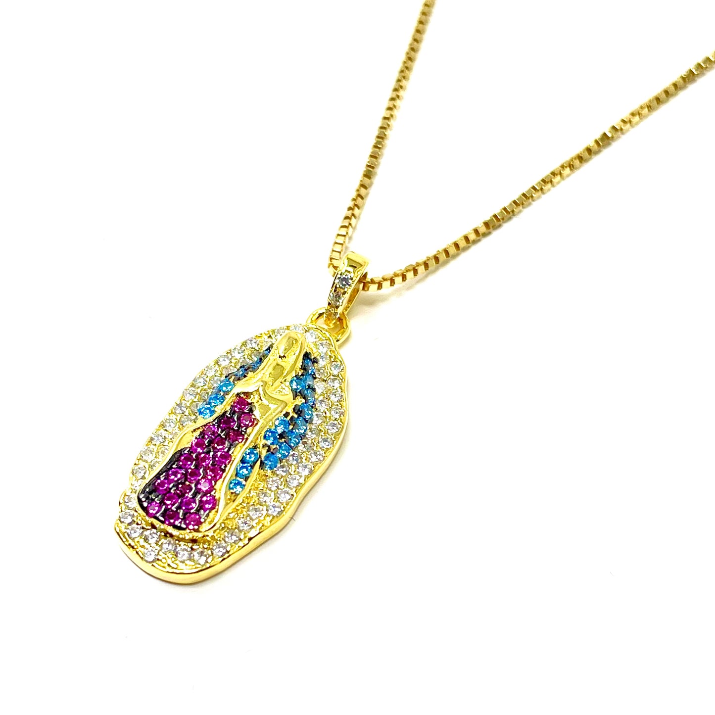 Collana "Guadalupe" in Argento925 - Colore Oro