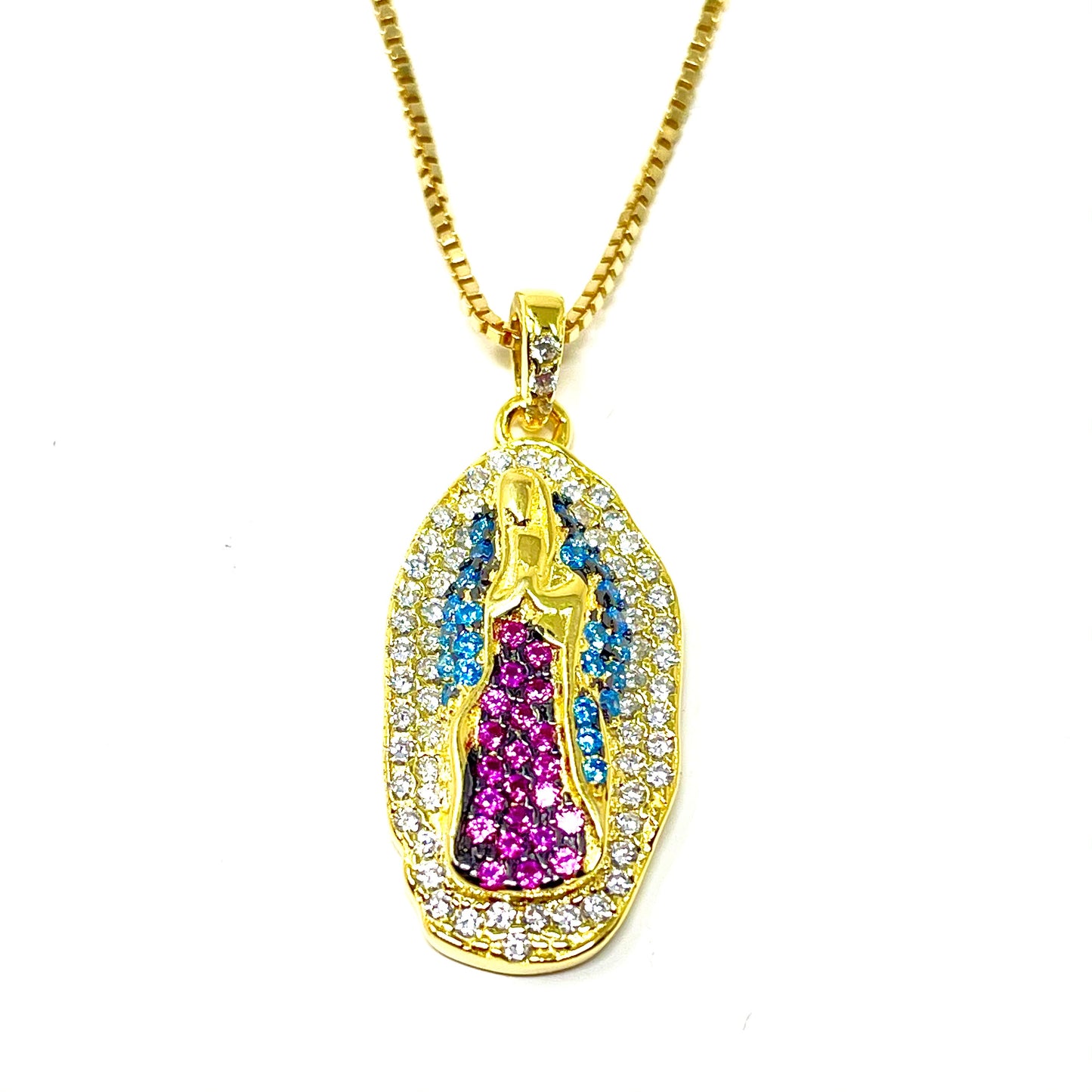 Collana "Guadalupe" in Argento925 - Colore Oro