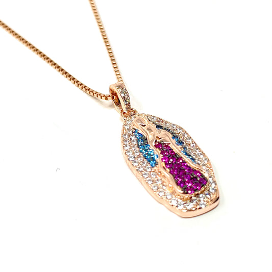 Collana "Guadalupe" in Argento925 - Colore Rosè