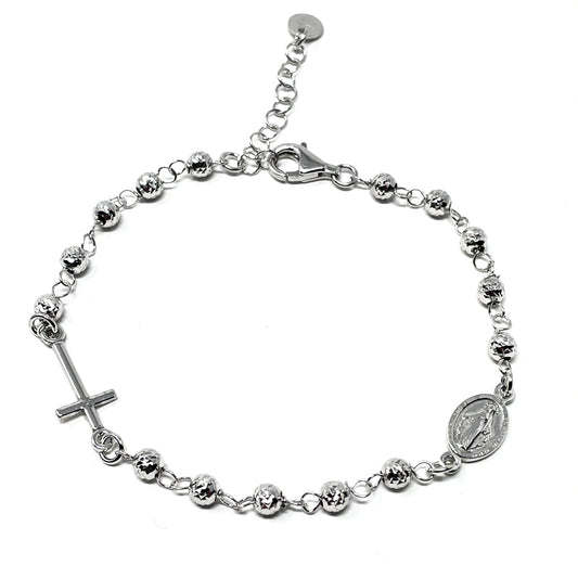 Bracciale Rosario in Argento925 - Colore Argento