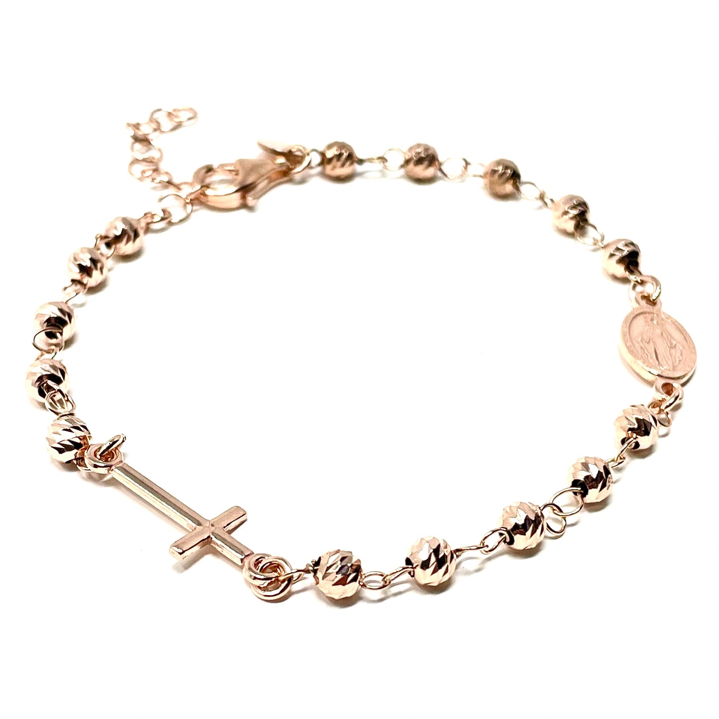 Bracciale Rosario in Argento925 - Colore Rosè