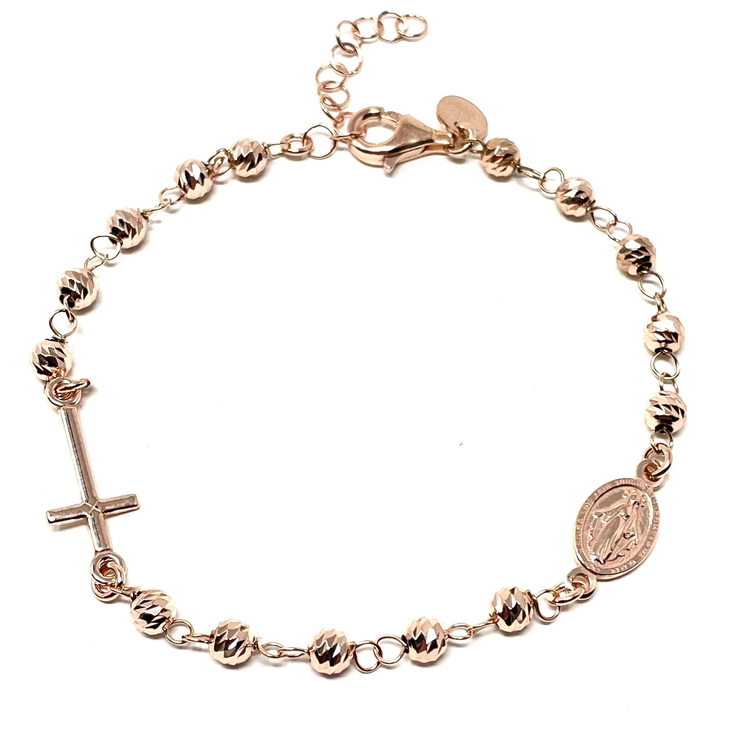 Bracciale Rosario in Argento925 - Colore Rosè