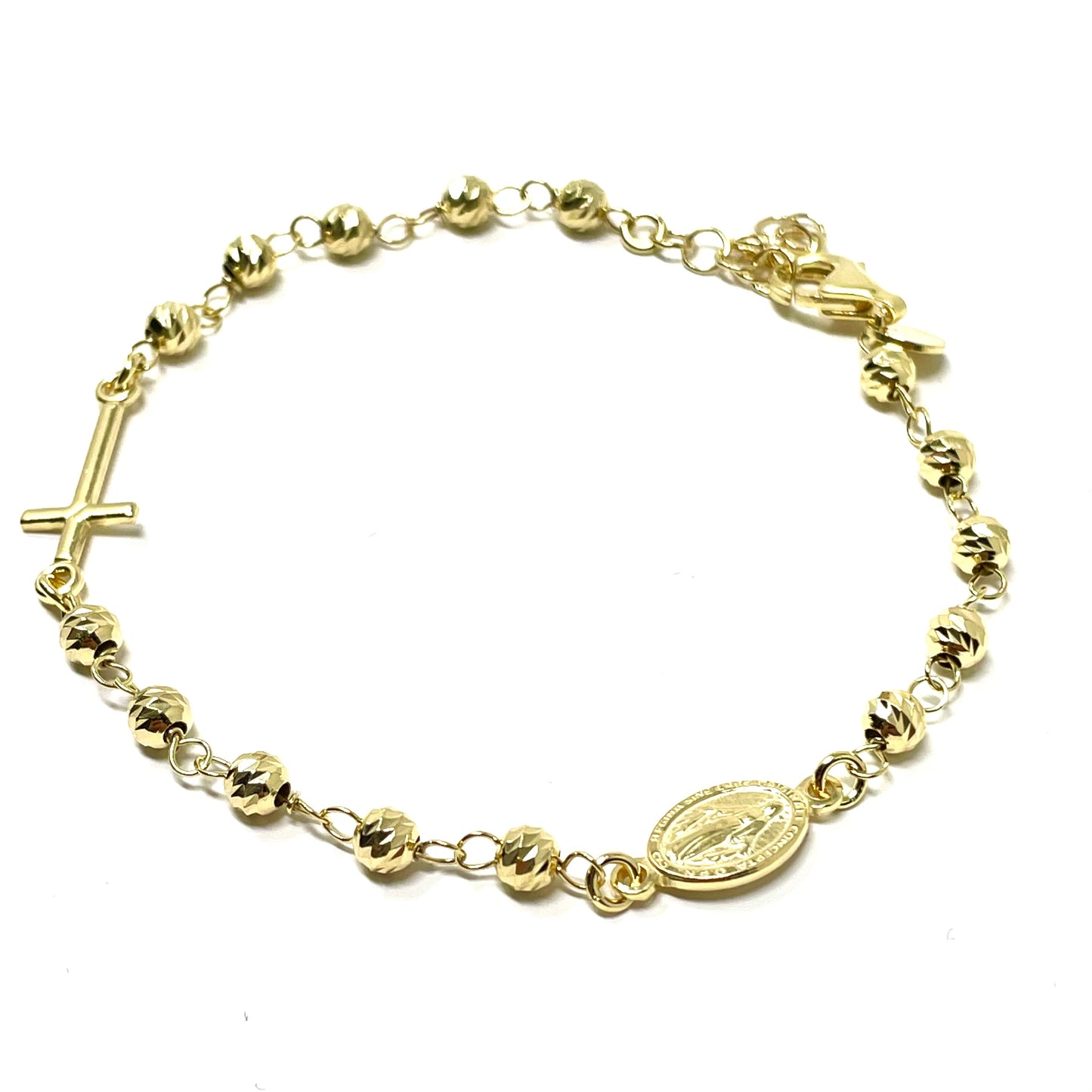 Bracciale Rosario in Argento925 - Colore Oro