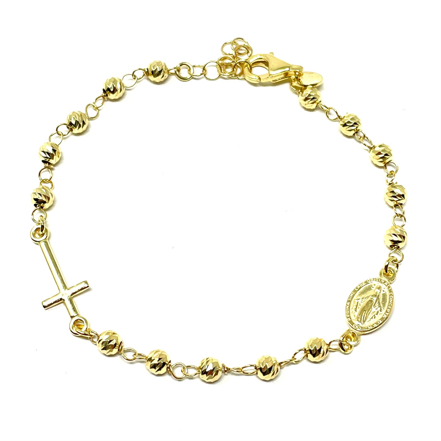 Bracciale Rosario in Argento925 - Colore Oro